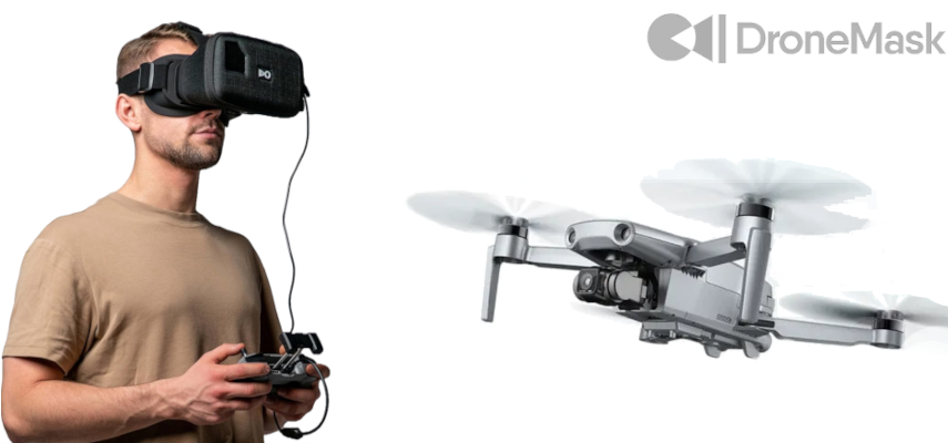Dronemask 2 y Hubsan Zino Mini Pro
